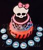 Bolo e Cupcakes Monster High